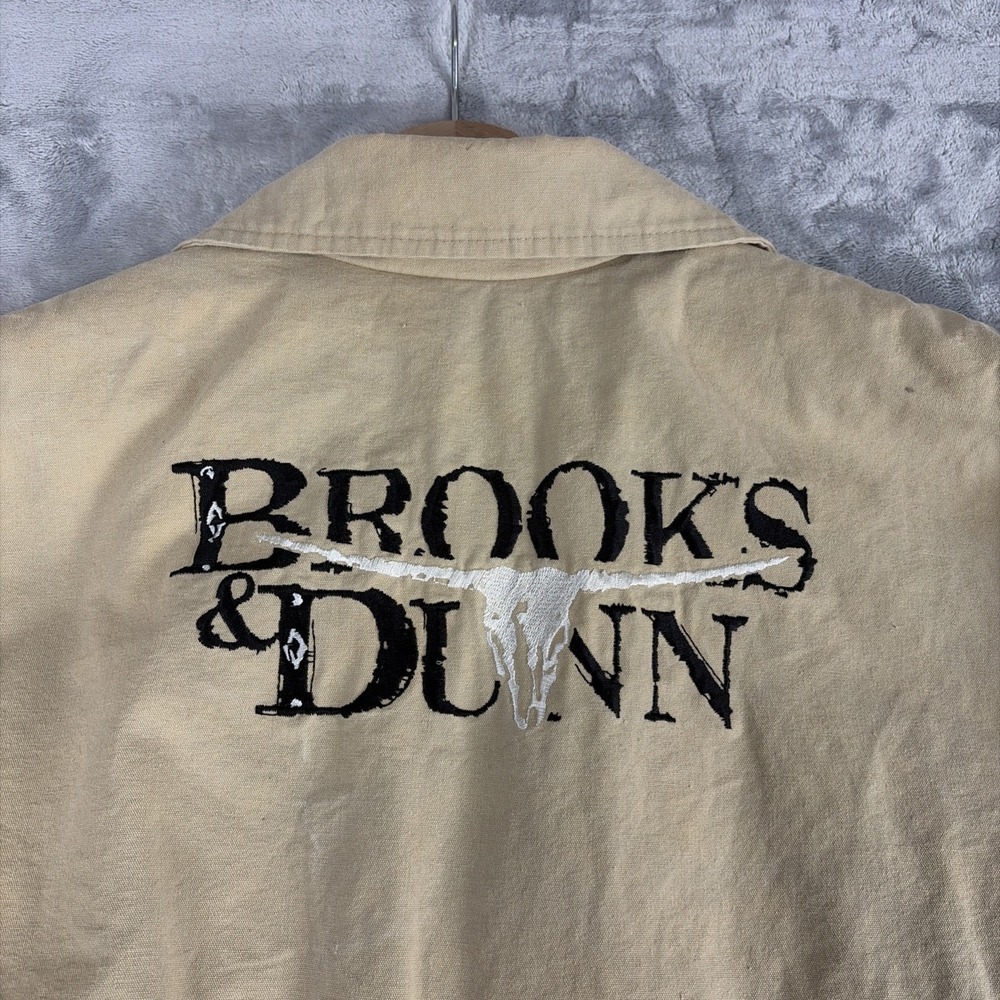 Vintage Brooks & Dunn Rodeo Western Jacket Zip Up Coat 1990's RARE! Size Large - Picture 8 of 8